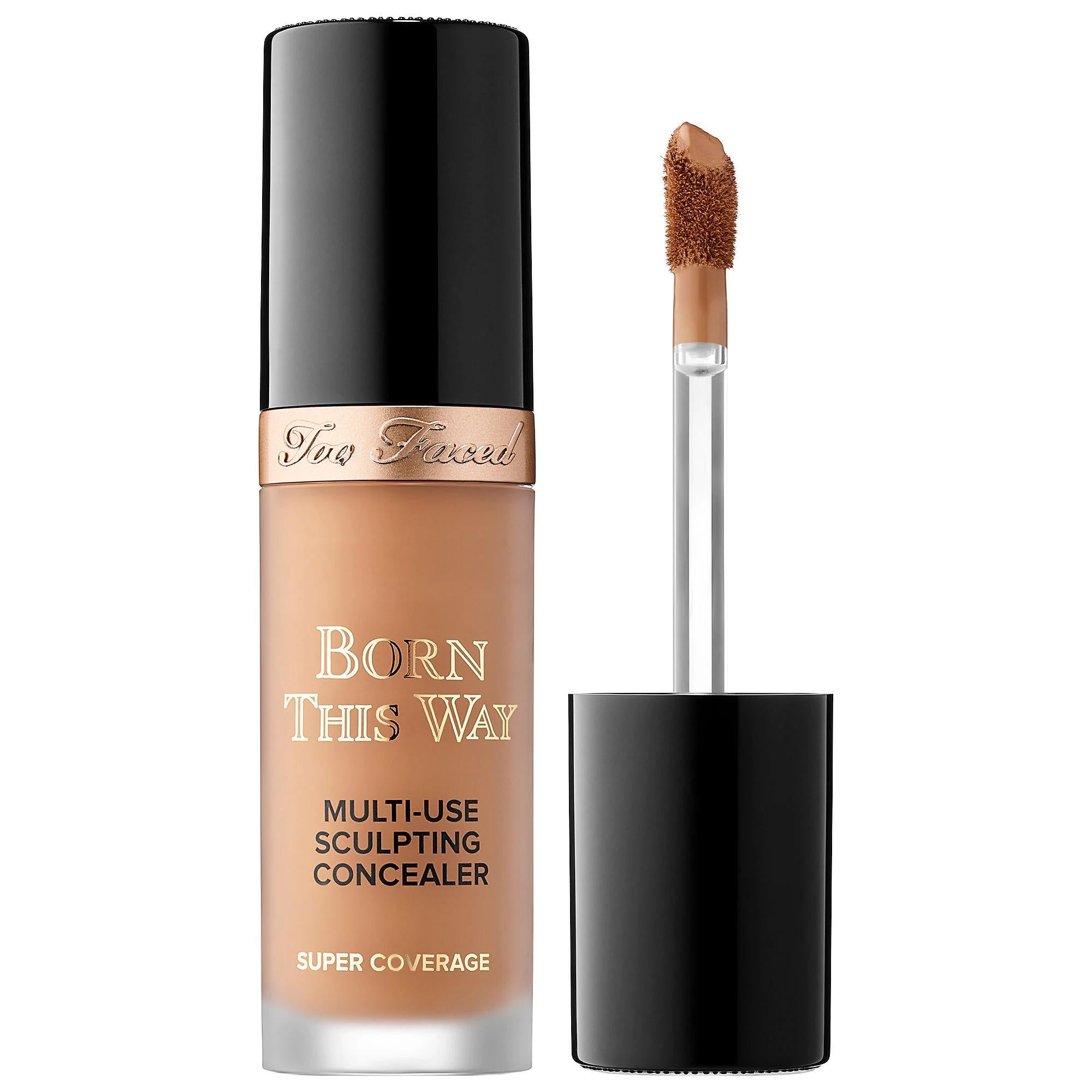 Too Faced Born This Way: Full Coverage, Hydrating & Vegan Concealer - Multi-Use with Hyaluronic Acid for Flawless, Natural Finish