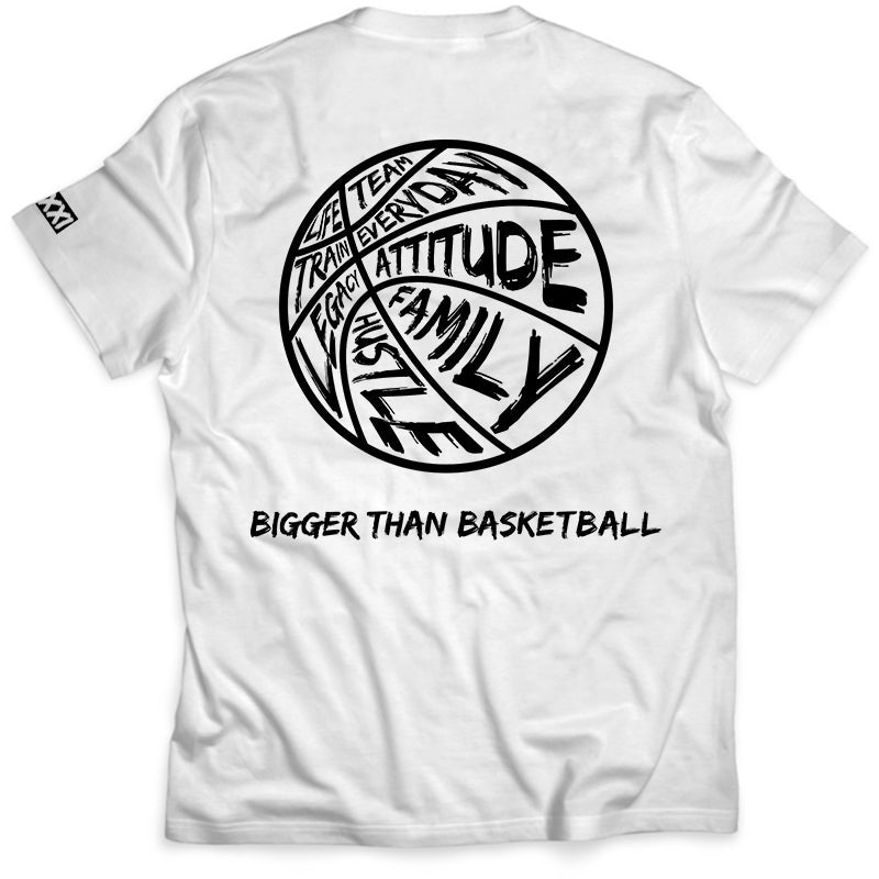 Bigger Than Basketball Bigger Than Basketball - T-Shirt - White — main product shot