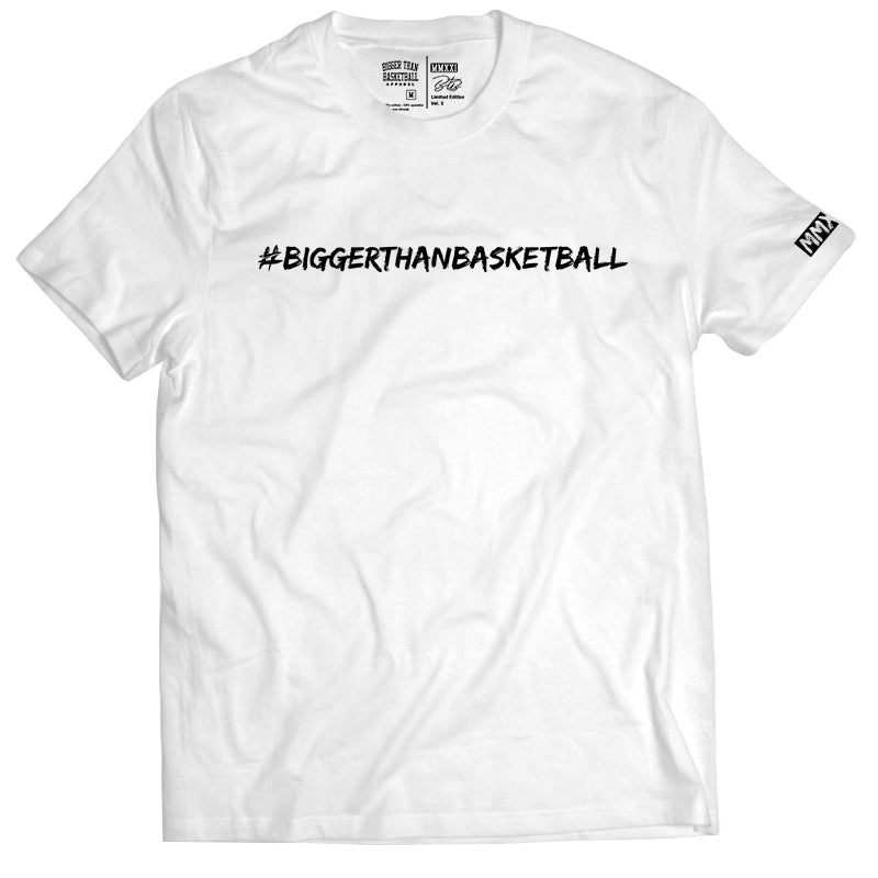 Bigger Than Basketball Bigger Than Basketball - T-Shirt - White — White detail