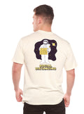 Spun Bamboo Social Distancing Men's Bamboo Short Sleeve Printed T-Shirt — main product shot