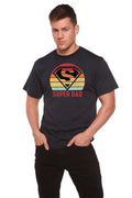 Spun Bamboo Super Dad Men's Bamboo Viscose/Organic Cotton Short Sleeve Graphic T-Shirt — main product shot