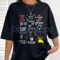 BTS Album Graphic T-Shirt – K-Pop Discography Aesthetic Tee, Remastered Heavy Cotton Bangtan Fan Top, Soft Lived-In Beyond The Scene Music Shirt, Made in USA