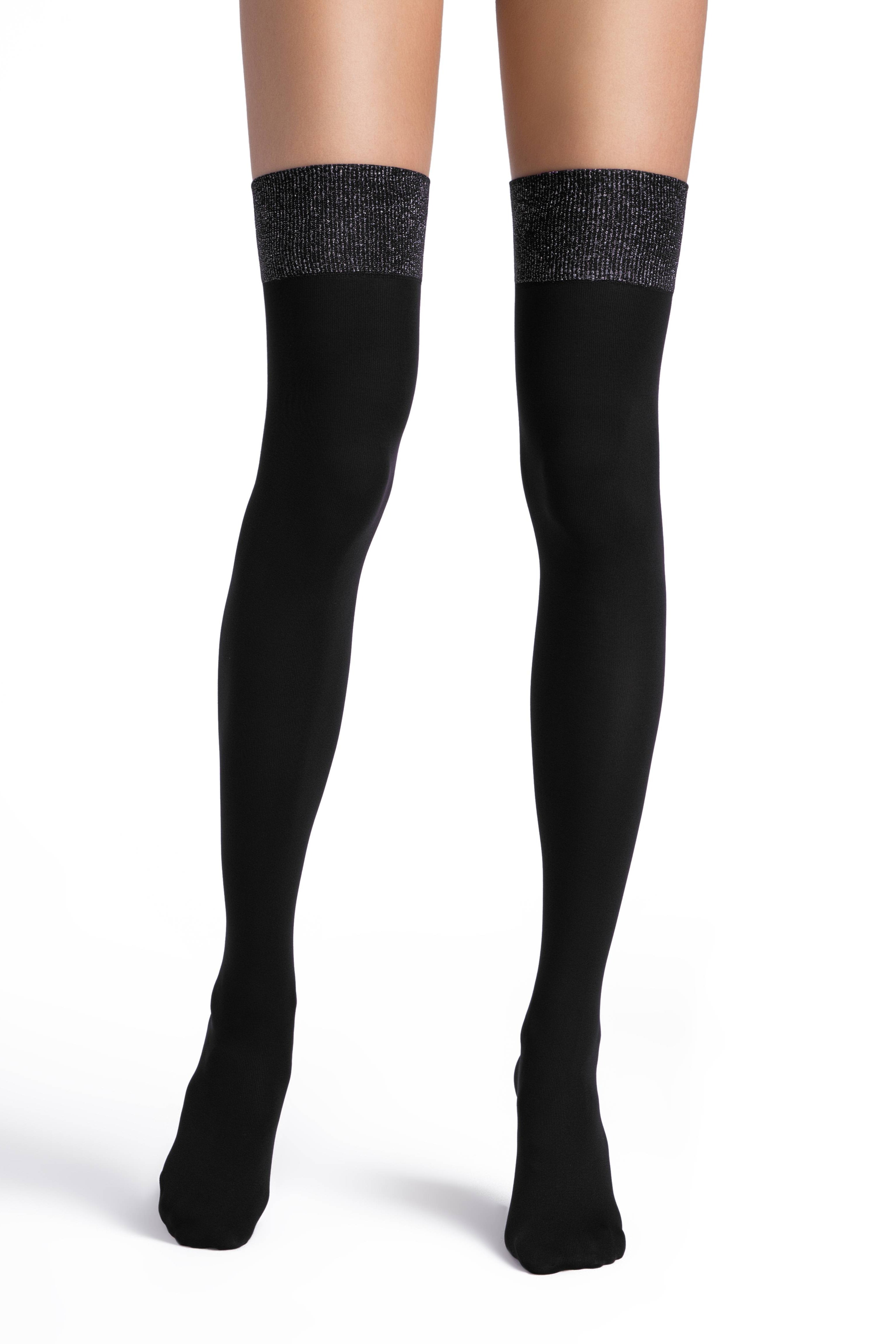 TheRanok.com Knee Highs Conte Trendy - with Lurex — side view