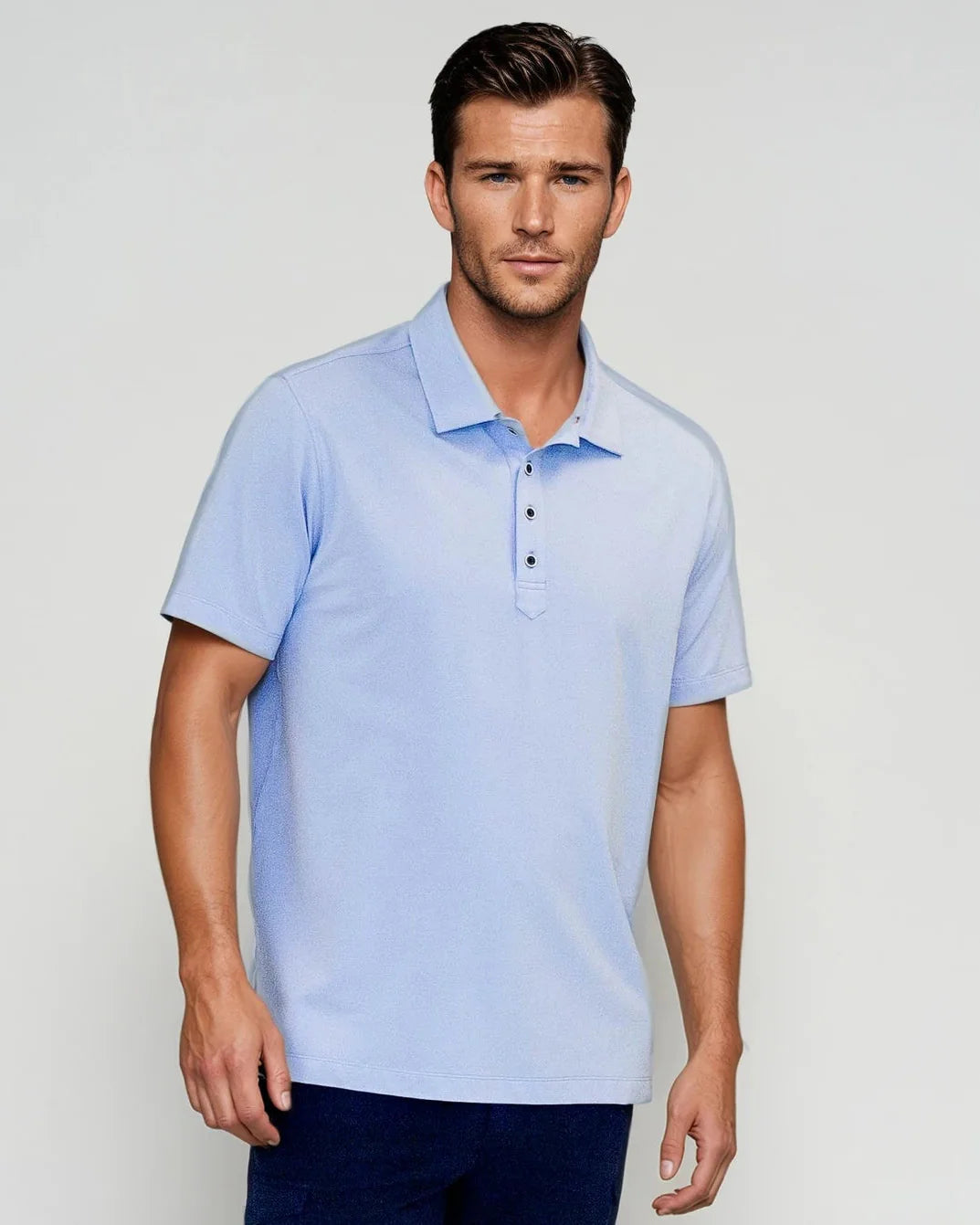 Buki Buki Cinqo Polo 4-Pack - Navy/White/Julep/Blue — side view