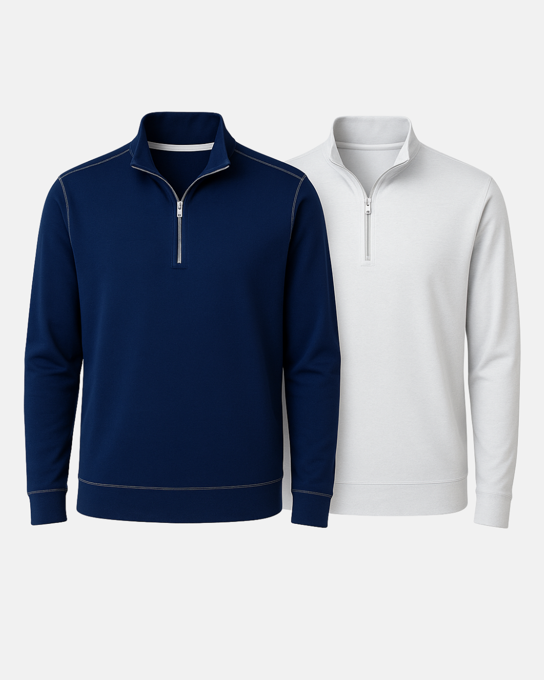 Buki Buki Cinqo Travel Half Zip 2-Pack - Navy/White — comparison shot