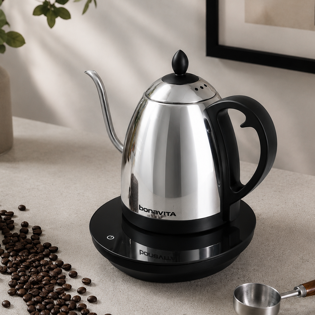Bonavita Cosmopolitan 1.0L Gooseneck Precision Temperature Electric Kettle, view 7