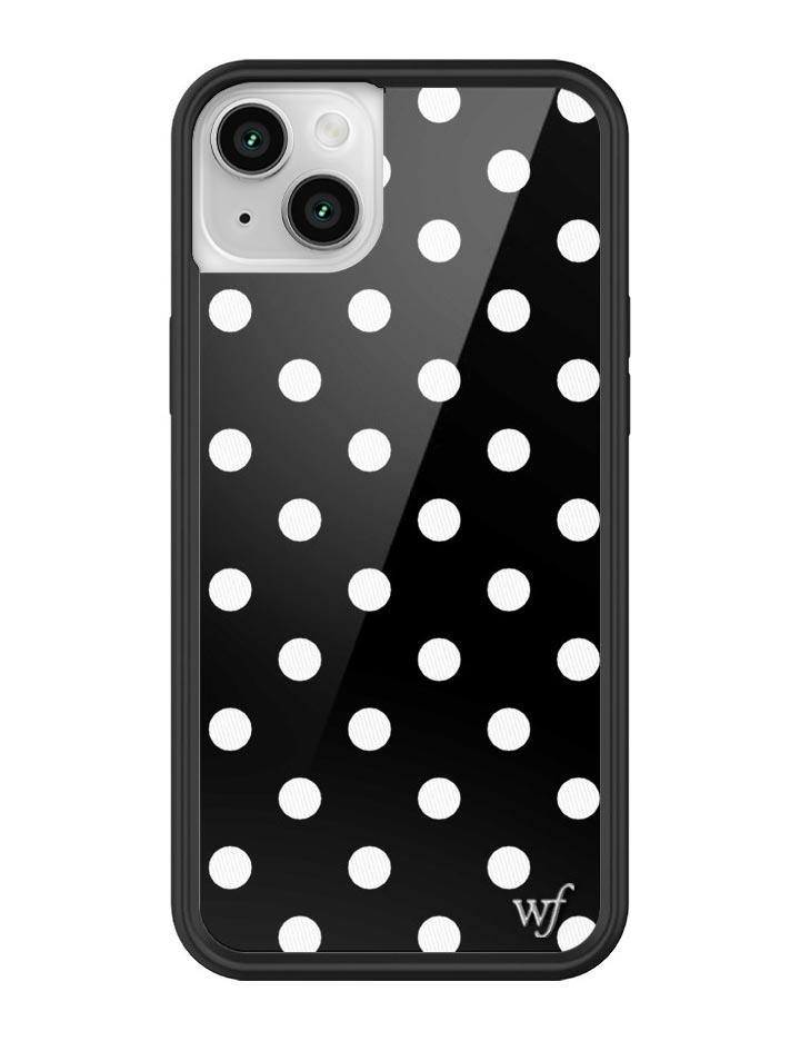 Polka Dot | Black and White iPhone Case