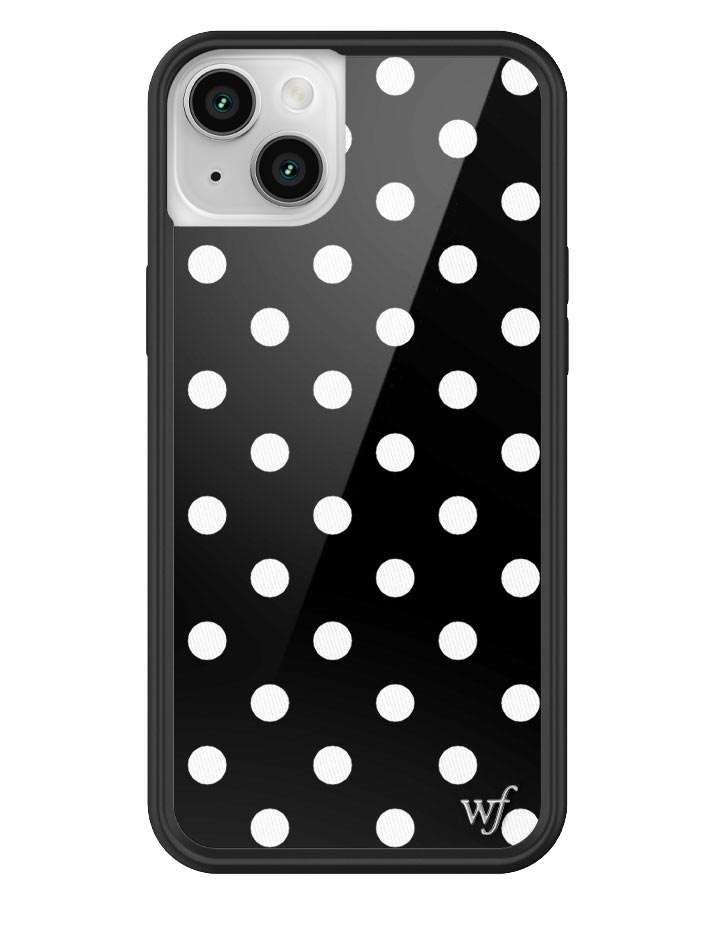 Polka Dot | Black and White iPhone Case
