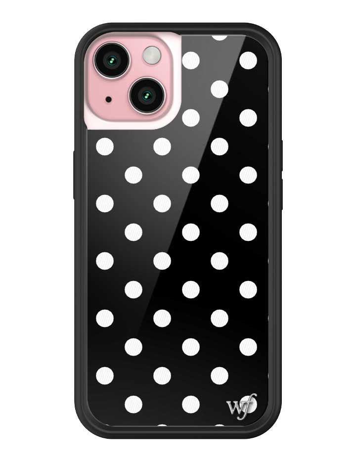 Polka Dot | Black and White iPhone Case