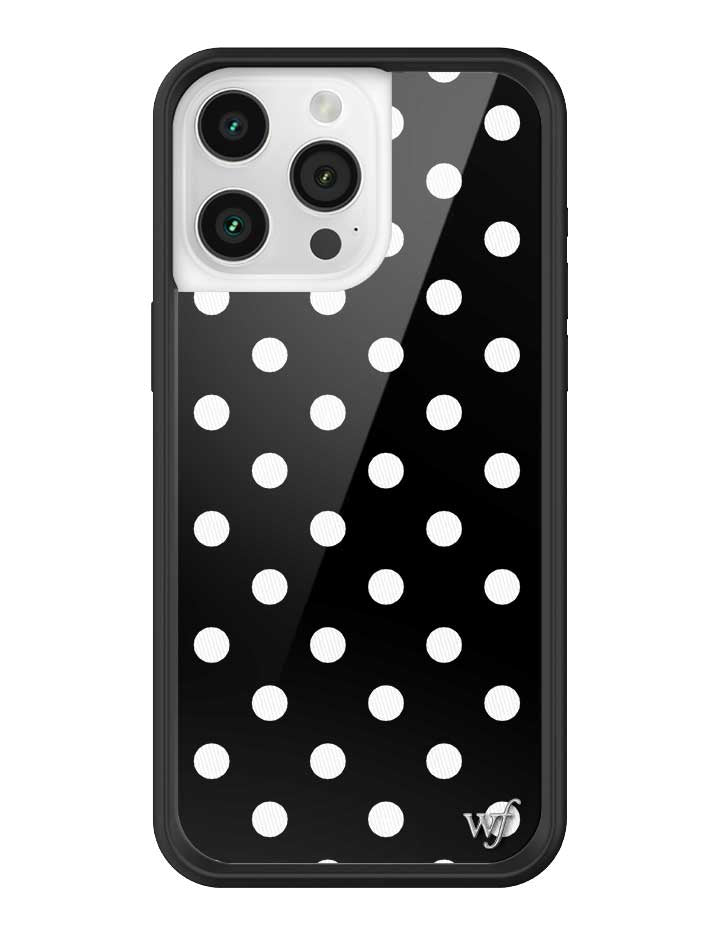 Polka Dot | Black and White iPhone Case