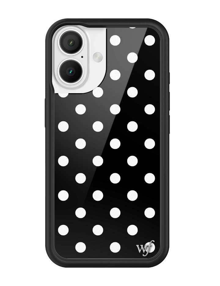 Polka Dot | Black and White iPhone Case