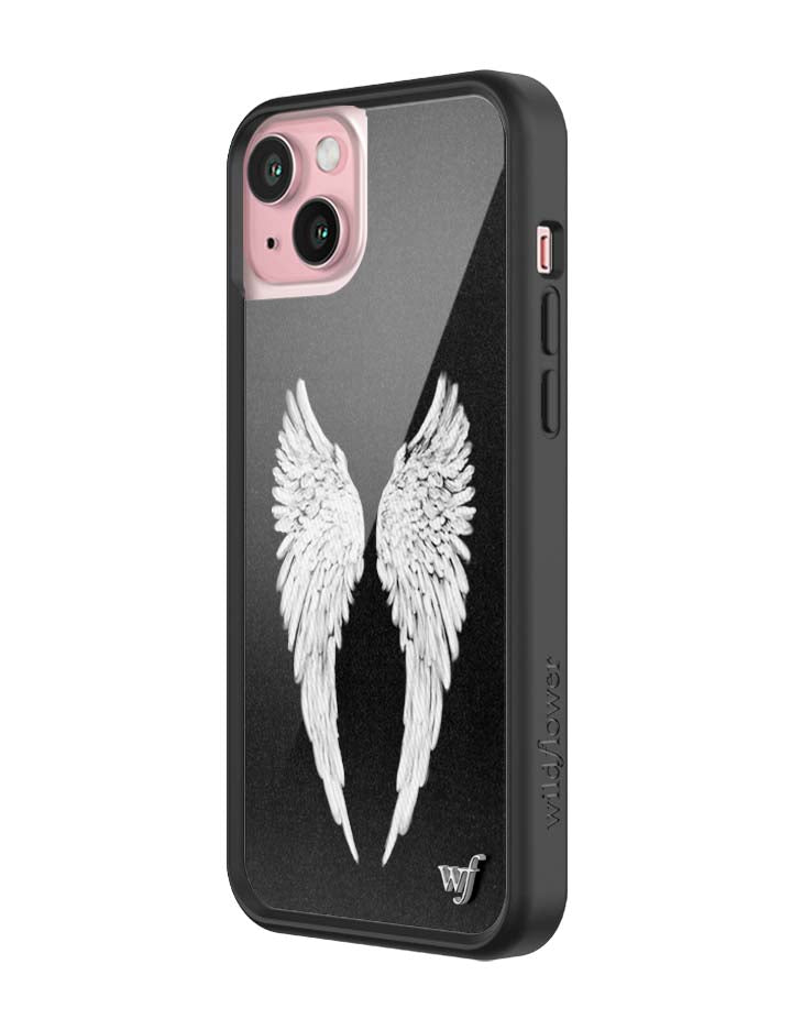 Wildflower Cases Angel Baby | Black iPhone Case — alternative angle