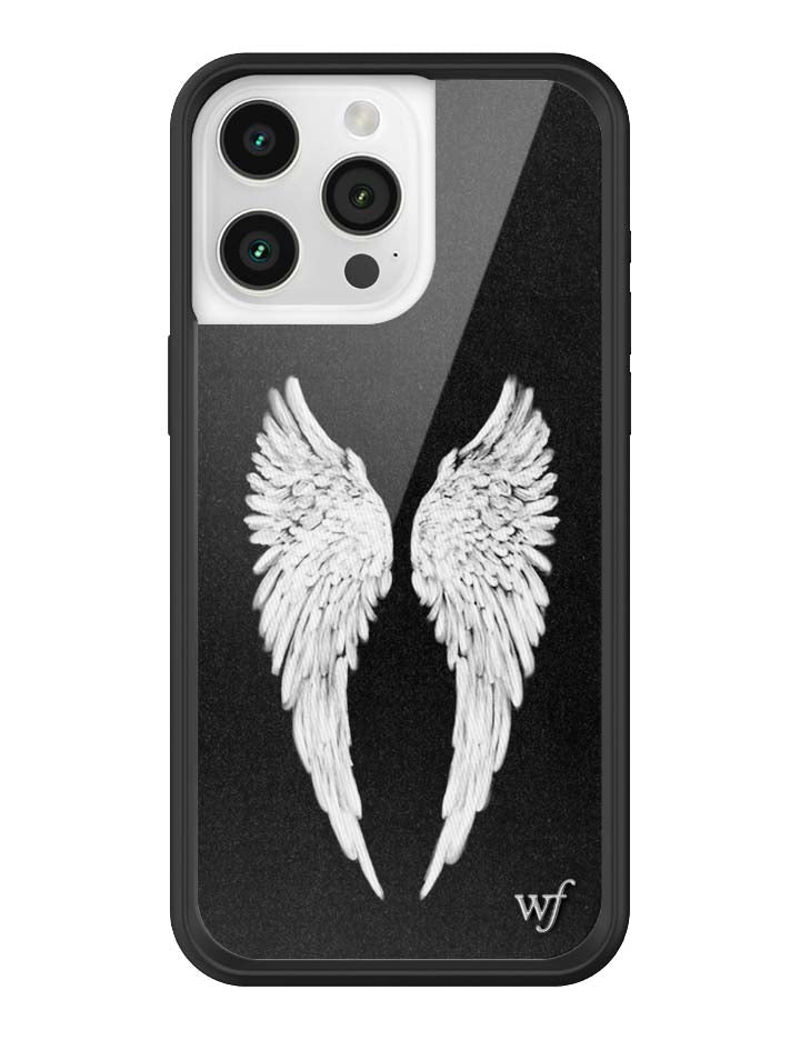 Wildflower Cases Angel Baby | Black iPhone Case — lifestyle context
