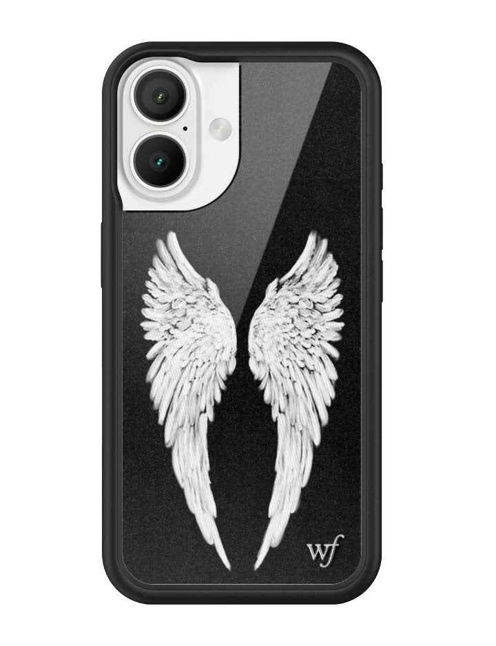 Wildflower Cases Angel Baby | Black iPhone Case — main product shot