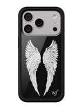 Wildflower Cases Angel Baby | Black iPhone Case — side view