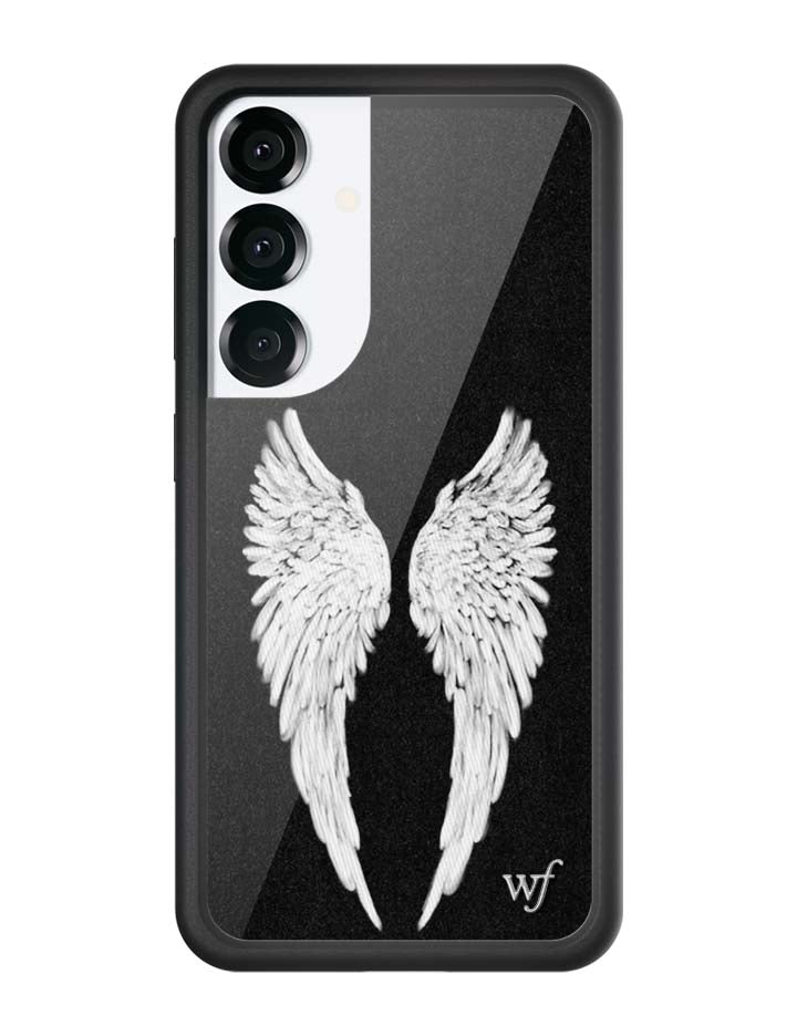 Wildflower Cases Angel Baby | Black Samsung Galaxy Case — in-use photo