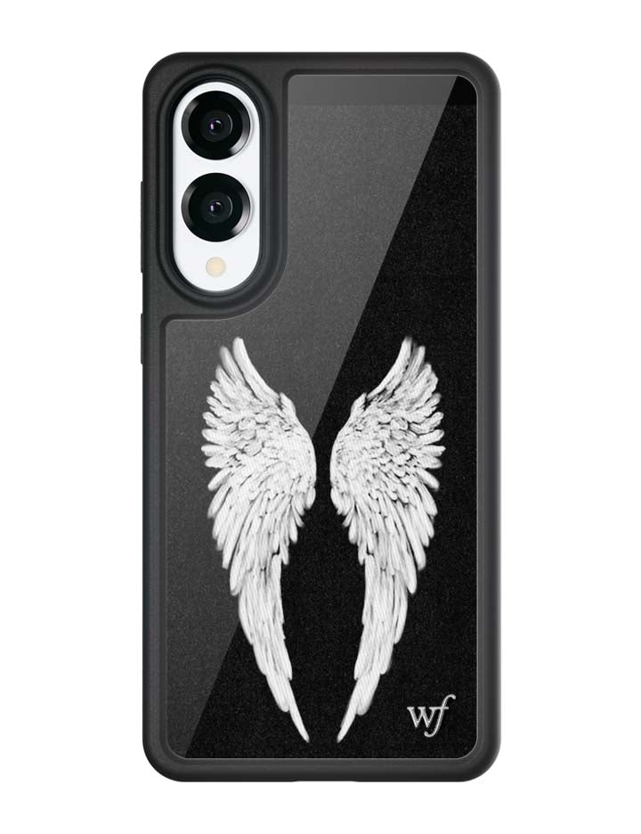 Wildflower Cases Angel Baby | Black Samsung Galaxy Case — lifestyle context