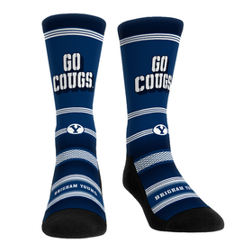 Rock 'Em Socks BYU Cougars - Team Slogan