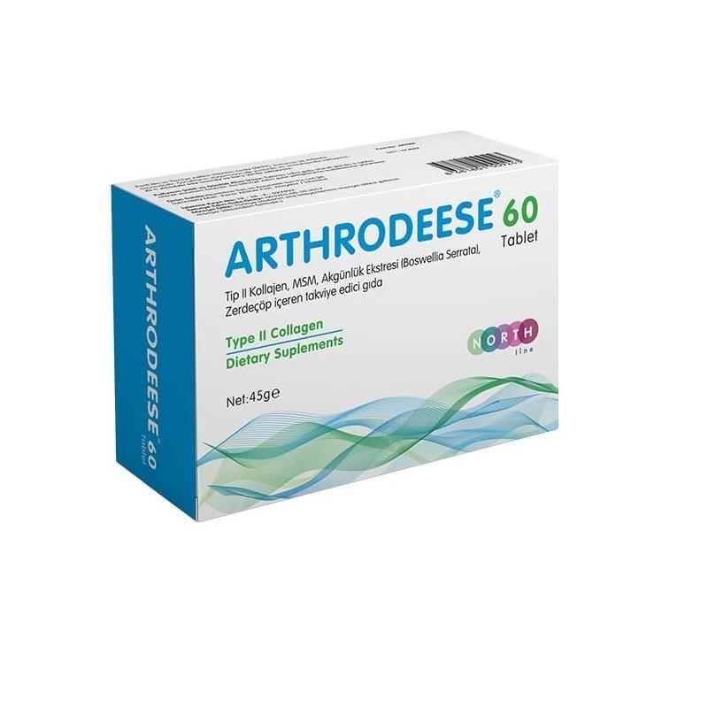 NORTHLINE Arthrodeese 60 Tablet - Joint Health Supplement with Type II Collagen, MSM, Boswellia Serrata & Turmeric