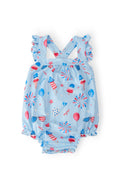 Mila & Rose ® Baby You're a Firework Ruffle Cross Back Romper — main product shot