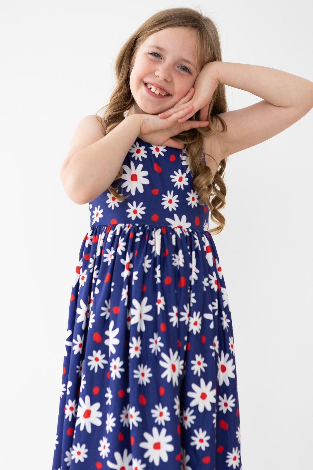 Mila & Rose ® Baby You're a Firework Tank Twirl Dress — detail close-up