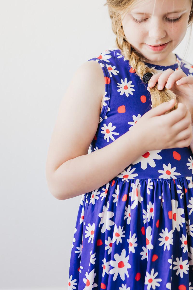 Mila & Rose ® Baby You're a Firework Tank Twirl Dress — back view
