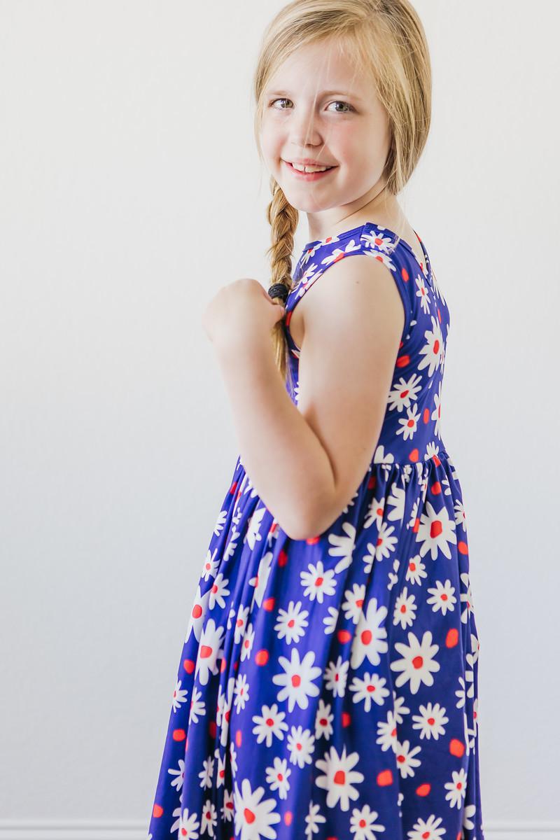 Mila & Rose ® Baby You're a Firework Tank Twirl Dress — alternative angle