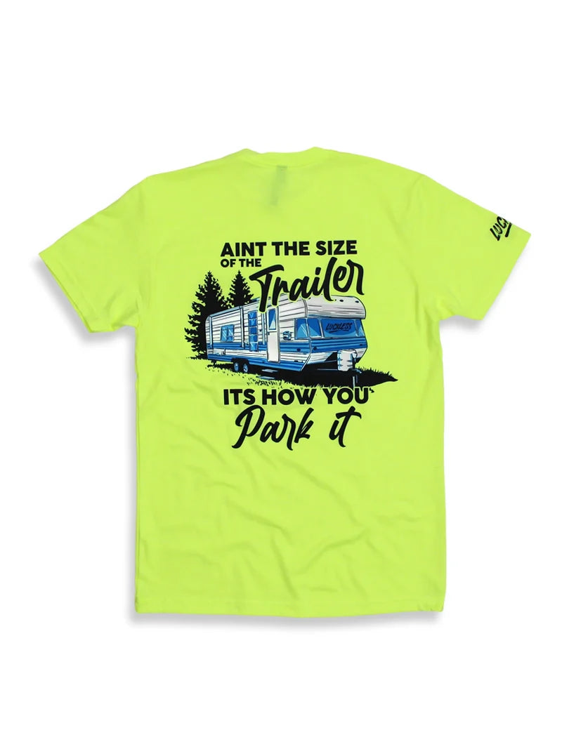 Luckless Outfitters Size Of My Trailer Tee — main product shot