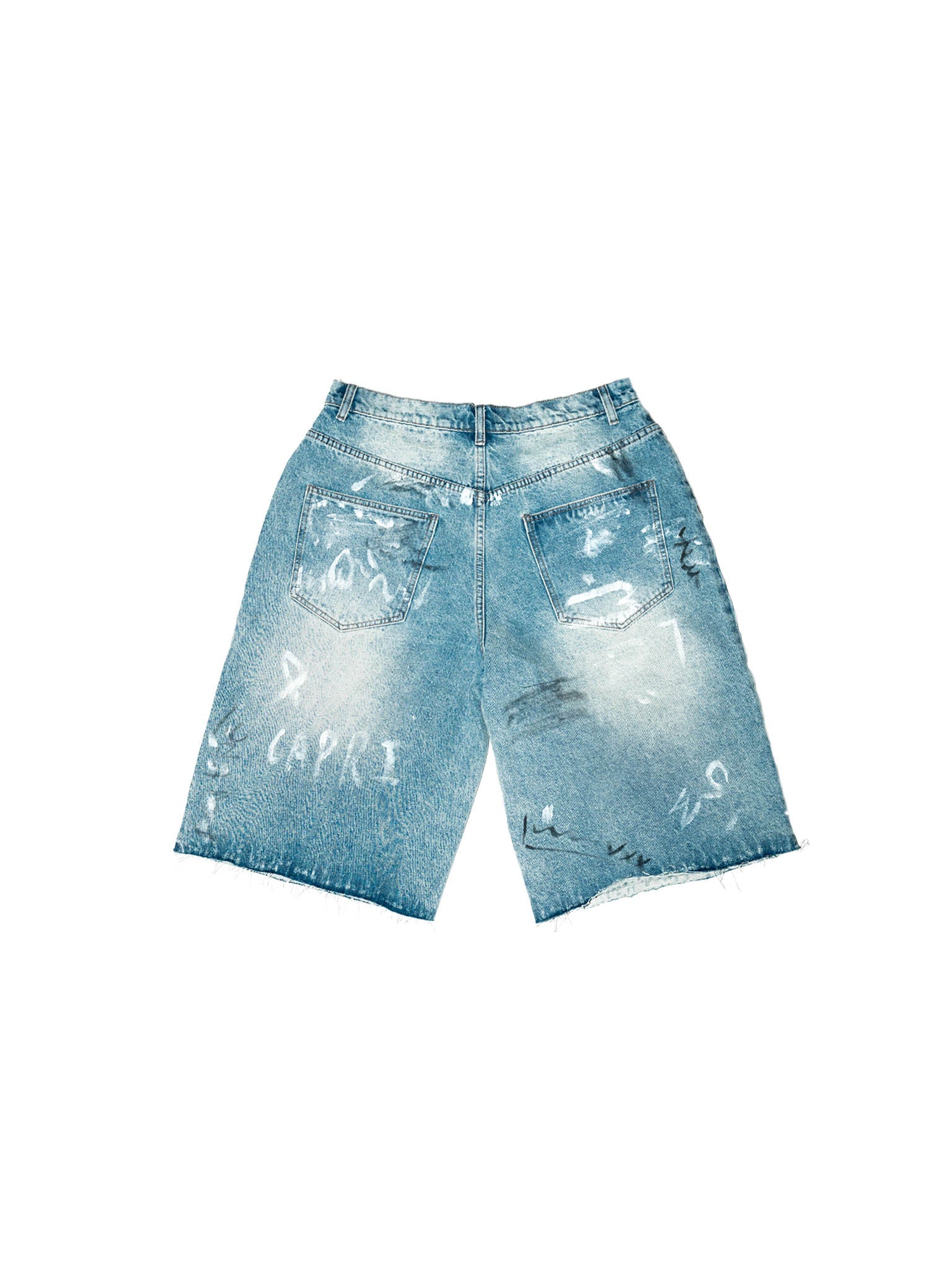 ProjectCapri Canvas Jorts — detail close-up