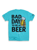 Luckless Outfitters Bad Day To Be A Beer Tee — main product shot