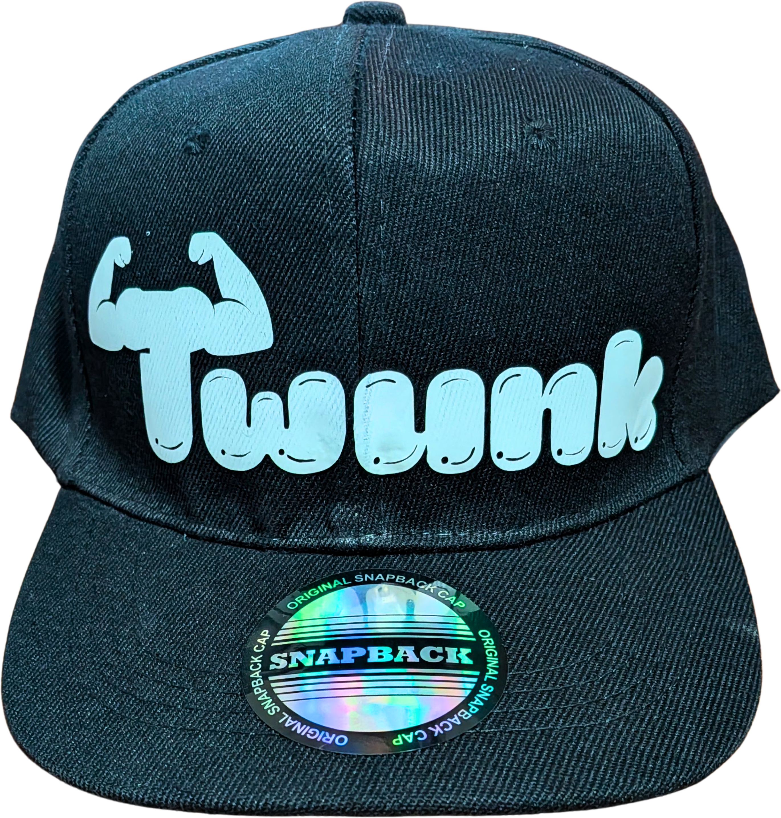 Twunk Snapback Flat Bill Hat — Hustle City Clothing queer streetwear