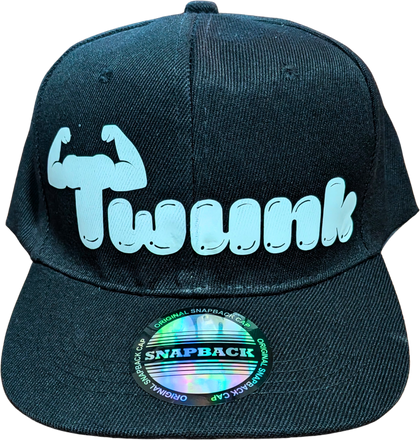 Twunk Snapback Flat Bill Hat — Hustle City Clothing queer streetwear
