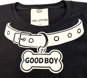 Pup Collar Streetwear Graphic T-Shirt