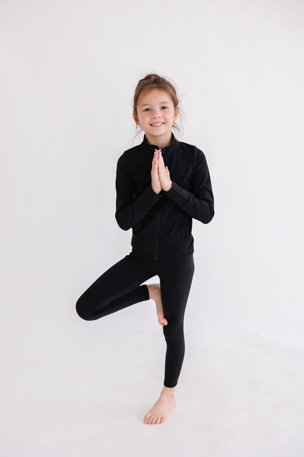 Mila & Rose ® SALE Balanced Black Full-Zip Ruffle Active Jacket — packaging
