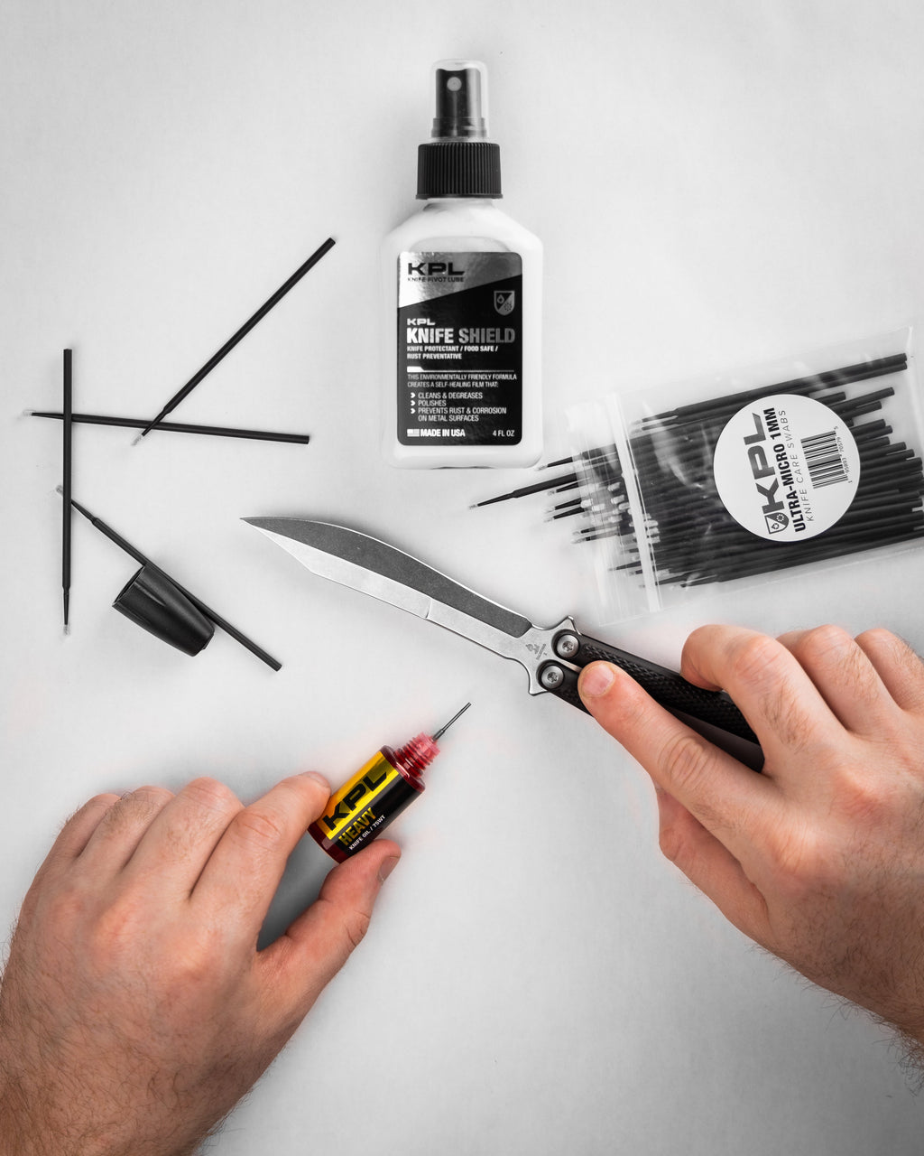 KPL Balisong Bundle – Knife Pivot Lube, view 2