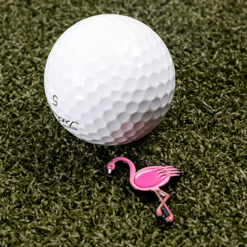 Flamingo Ball Marker – Pins and Aces, view 5