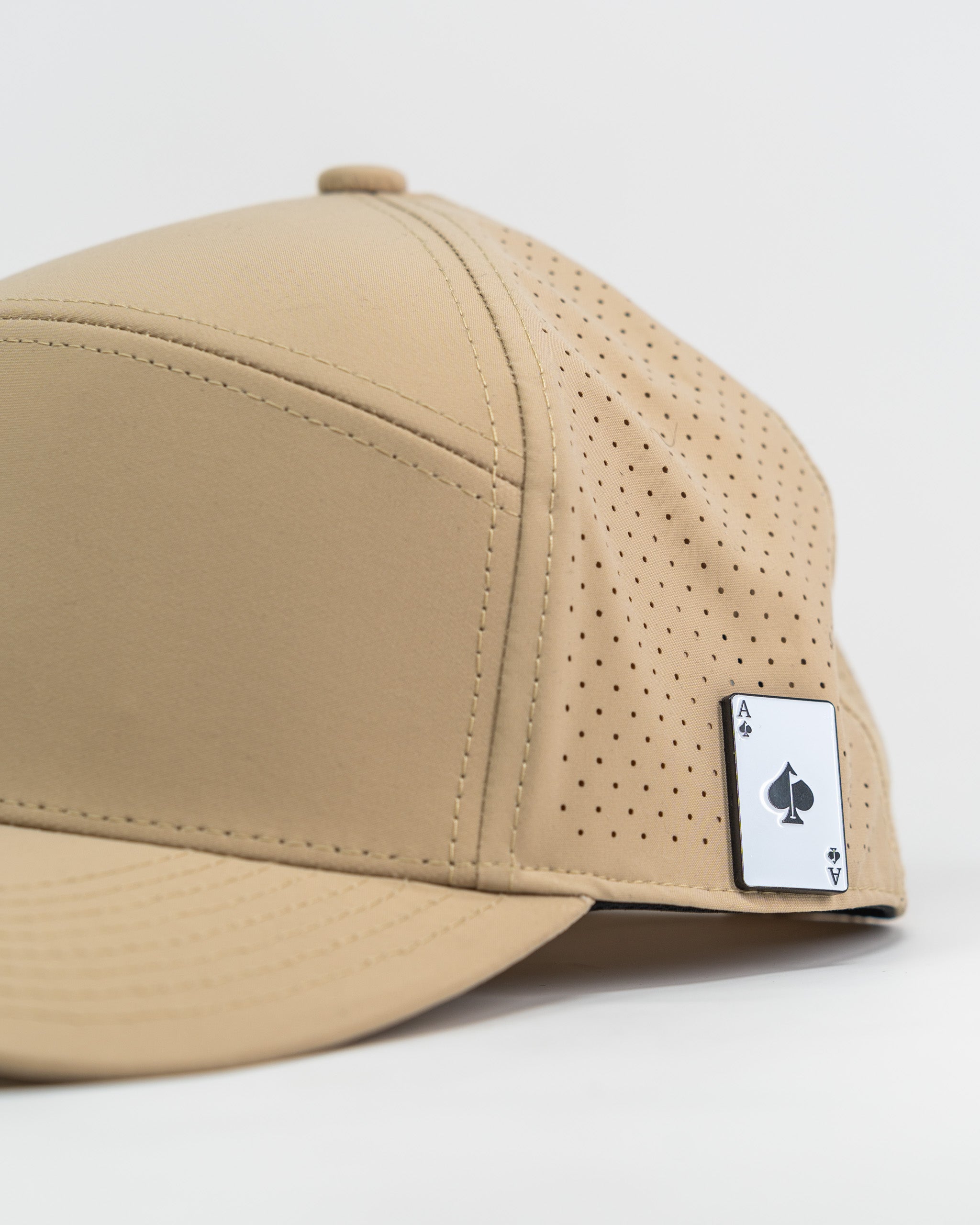 Pins and Aces Tradesman Hat - Sand — back view