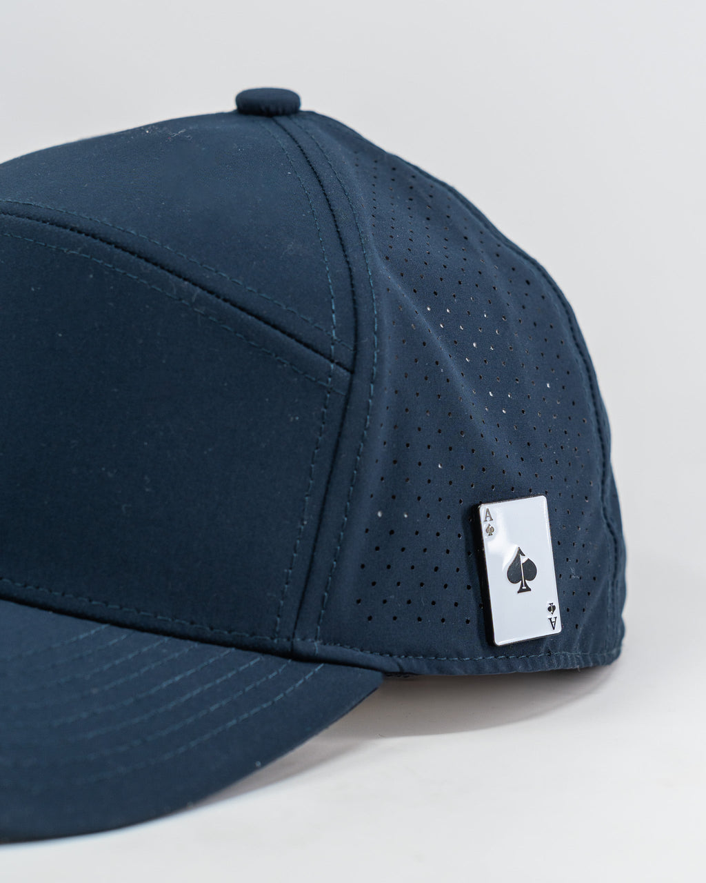 Pins and Aces Tradesman Hat - Navy — back view
