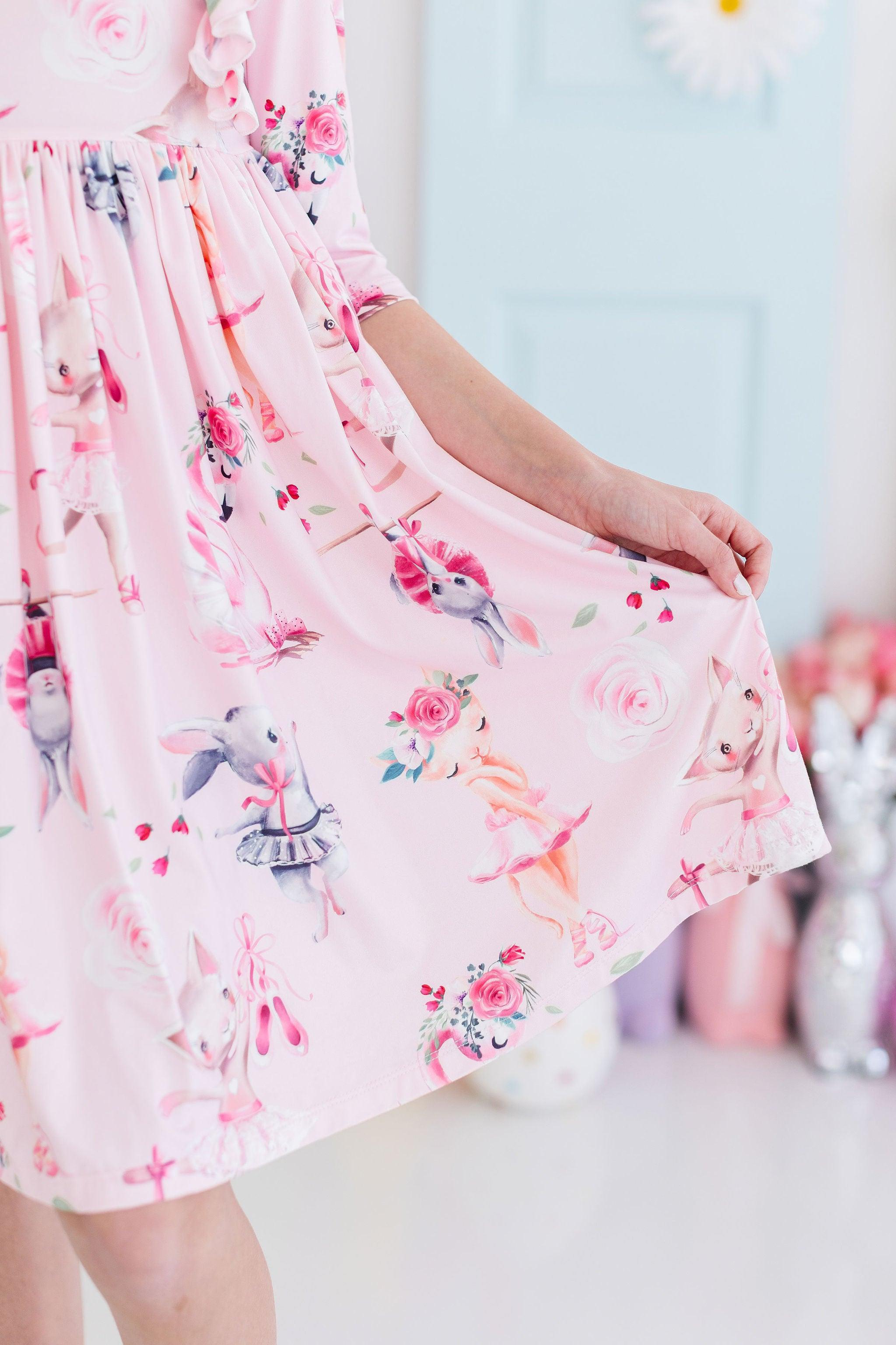 Mila & Rose ® SALE Ballet Beauties Ruffle Twirl Dress — lifestyle context