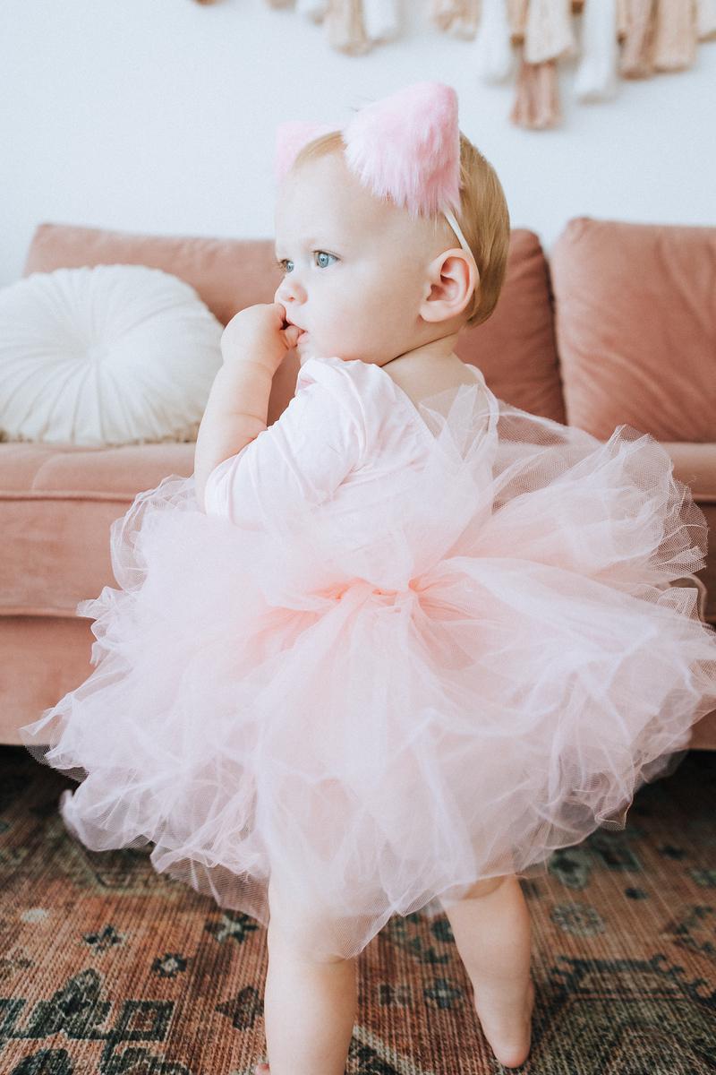 Mila & Rose ® Ballet Pink 3/4 Tutu Leotard — lifestyle context