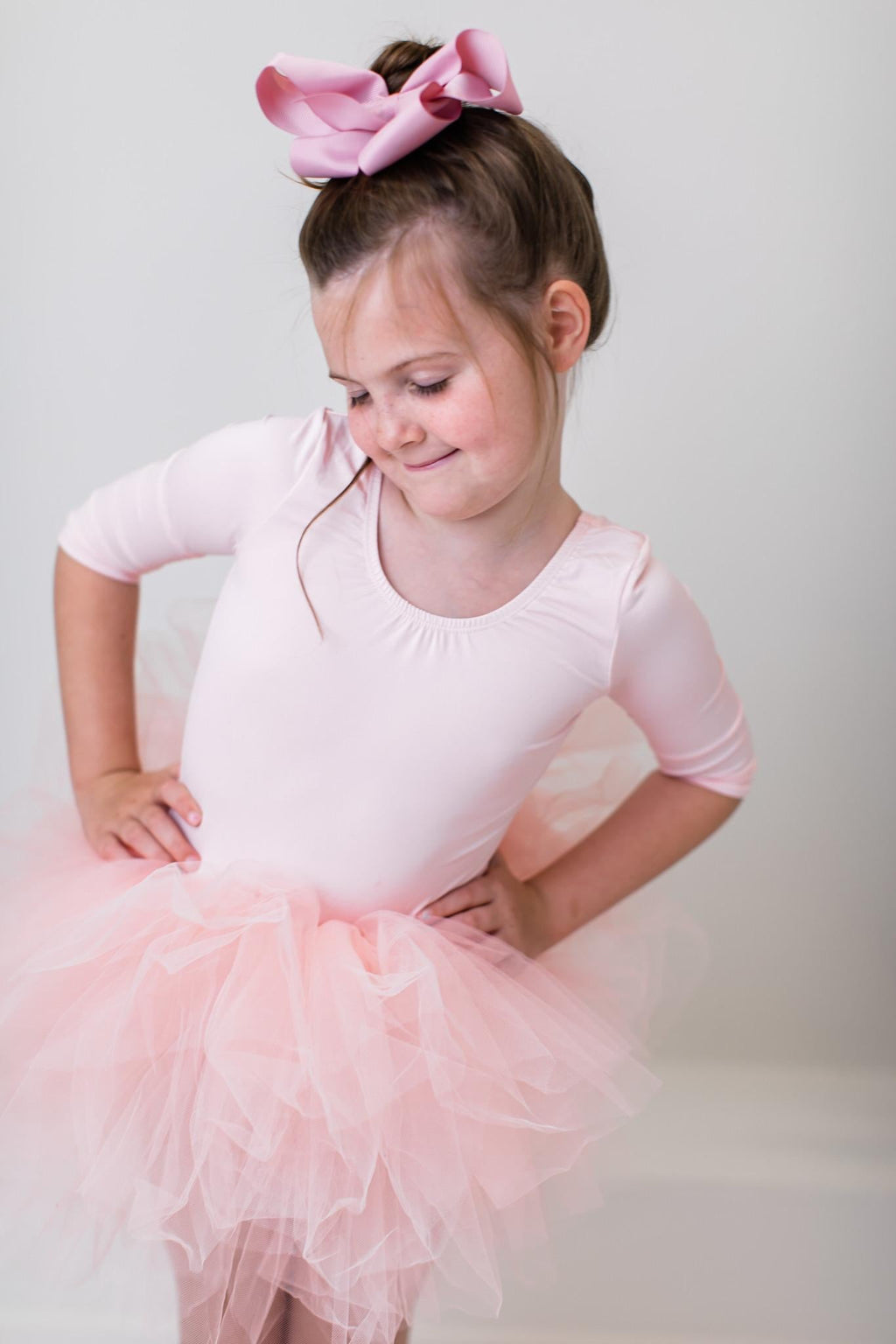 Mila & Rose ® Ballet Pink 3/4 Tutu Leotard — main product shot