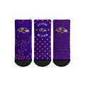 Rock 'Em Socks Rock 'Em Socks Baltimore Ravens - Number 1 Fan 3-Pack (Toddler) — main product shot