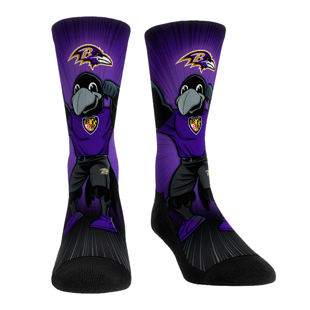 Rock 'Em Socks Rock 'Em Socks Baltimore Ravens - Mascot Pump Up! — main product shot