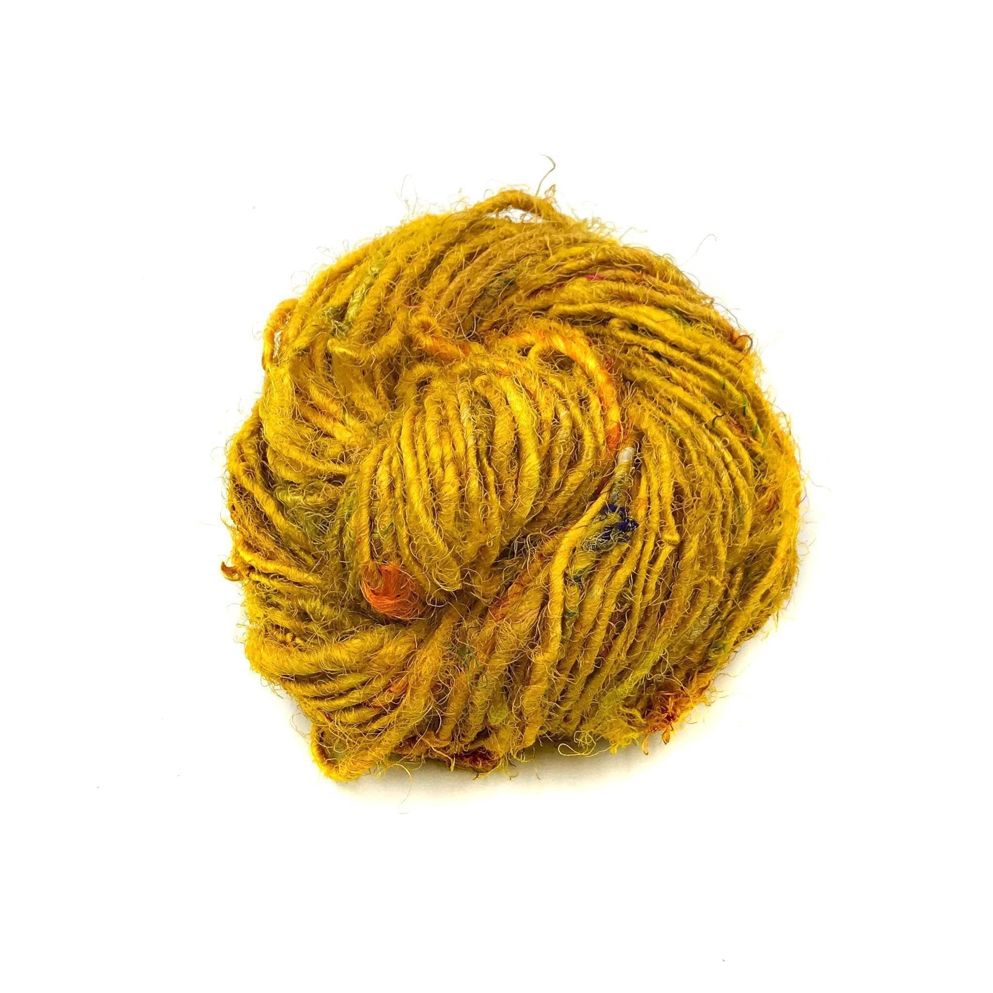 Darn Good Yarn Banana Fiber Yarn – Plant-Powered Texture — detail close-up