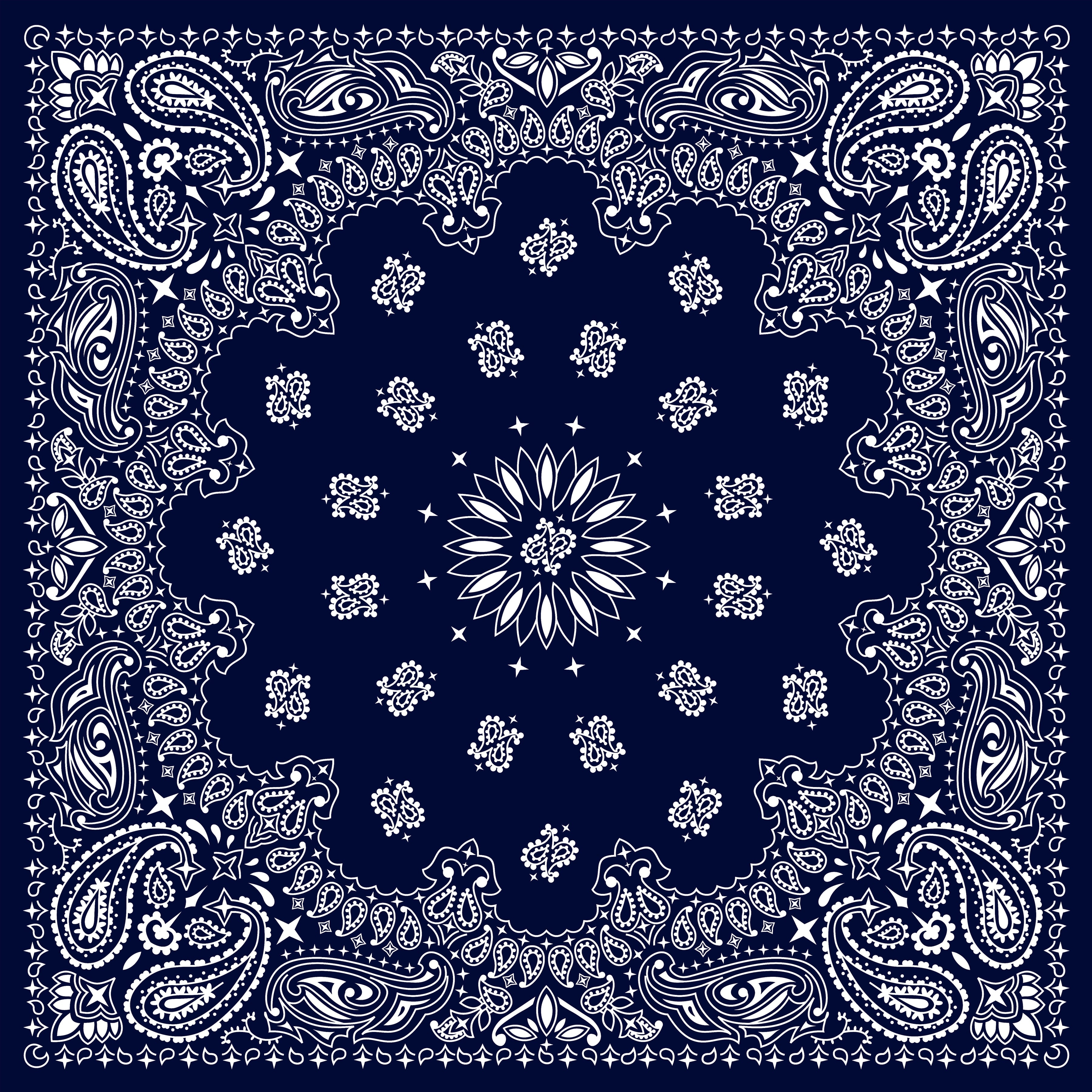 American Duke Apparel Company Bandana - Classic Navy — main product shot