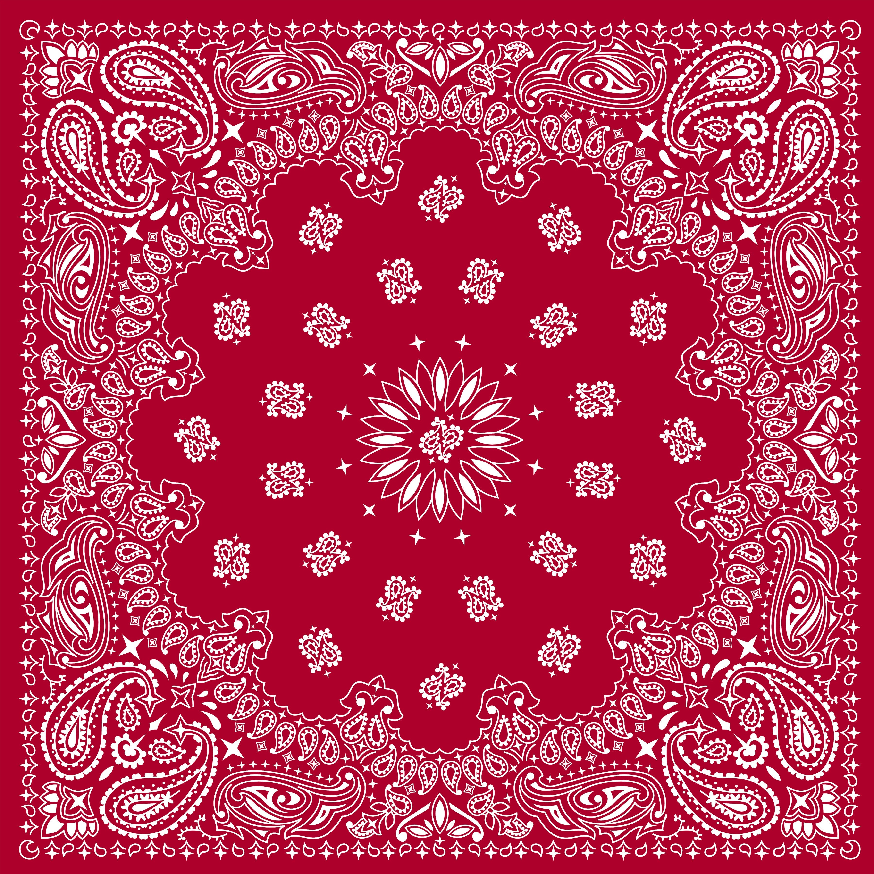 American Duke Apparel Company Bandana - Classic Red — main product shot