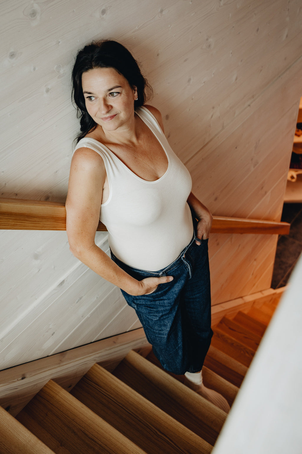 Angora and Wool | Sleeveless base layer shirt (Women's) — view 4
