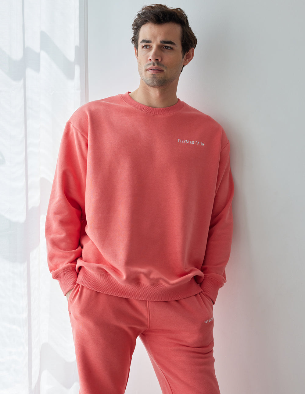 Elevated Faith Basics Canyon Unisex Crewneck — main product shot