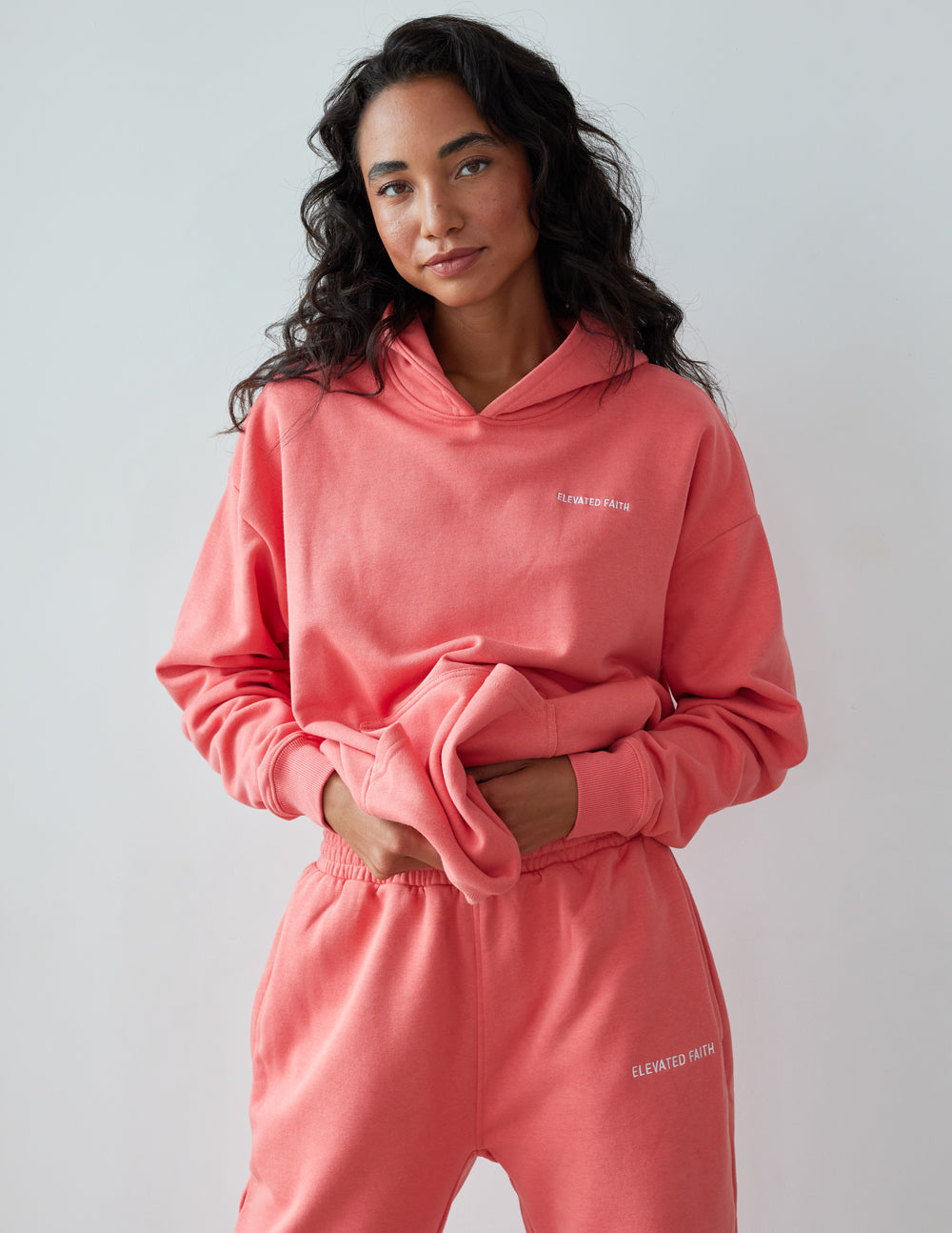 Elevated Faith Basics Canyon Unisex Hoodie — back view