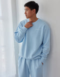 Elevated Faith Basics Dream Blue Unisex Crewneck — main product shot